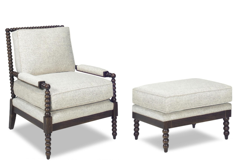Sahara Chair and Ottoman by Temple Furniture