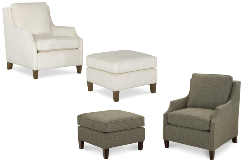 Hunter Chairs & Ottomans by Temple Furniture
