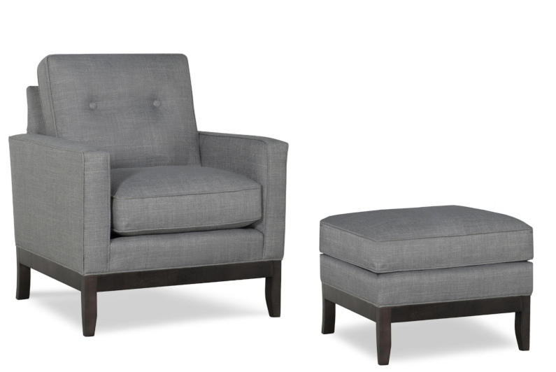 Reese Chair & Ottoman by Temple Furniture