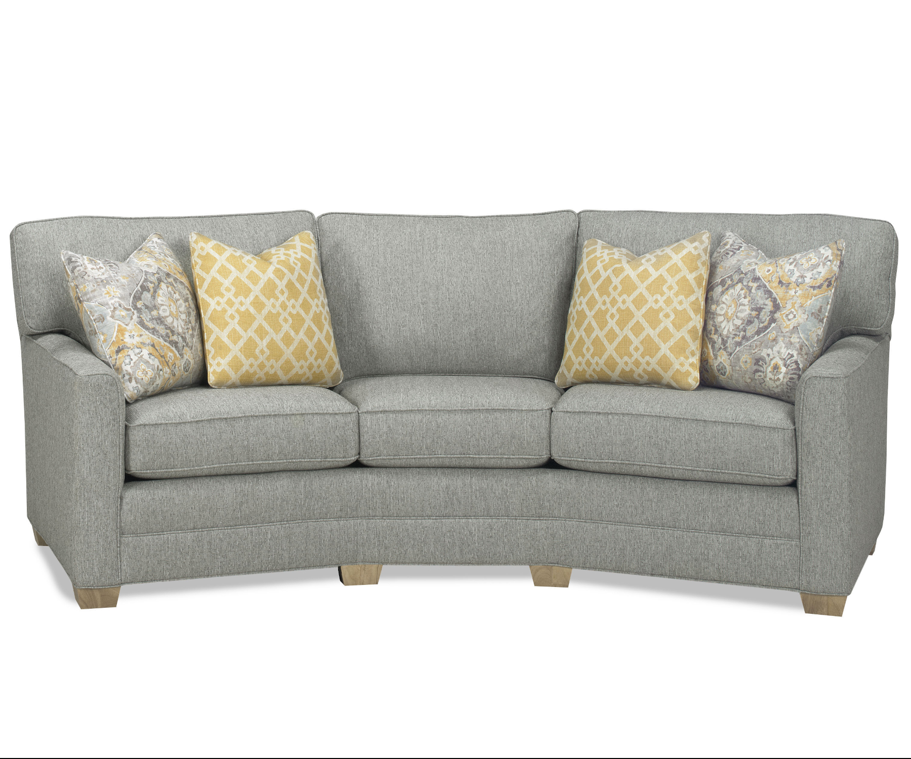 Remington 17322-105 Curved Sofa by Temple Furniture