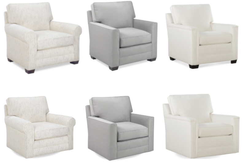 Remington Chairs & Ottomans by Temple Furniture