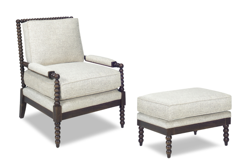 Sahara Chair & Ottoman by Temple Furniture