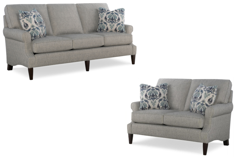Tiffany Sofa & Loveseat by Temple Furniture