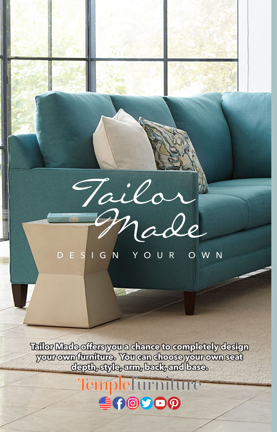  Temple Furniture Tailor Made Seating (Design Your Own)