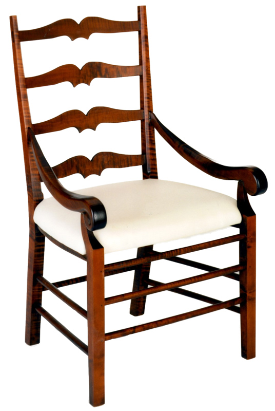 Ladder-Back Arm Chair