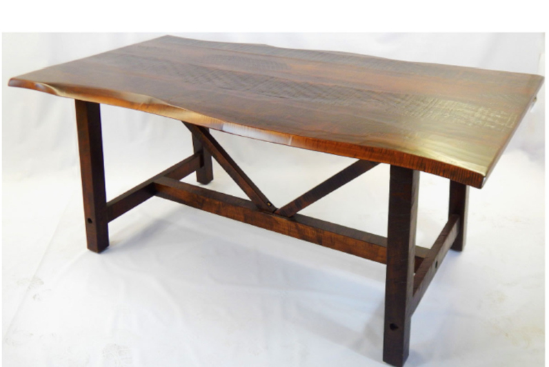 #1008 Treharn Today Live Edge Dining Table