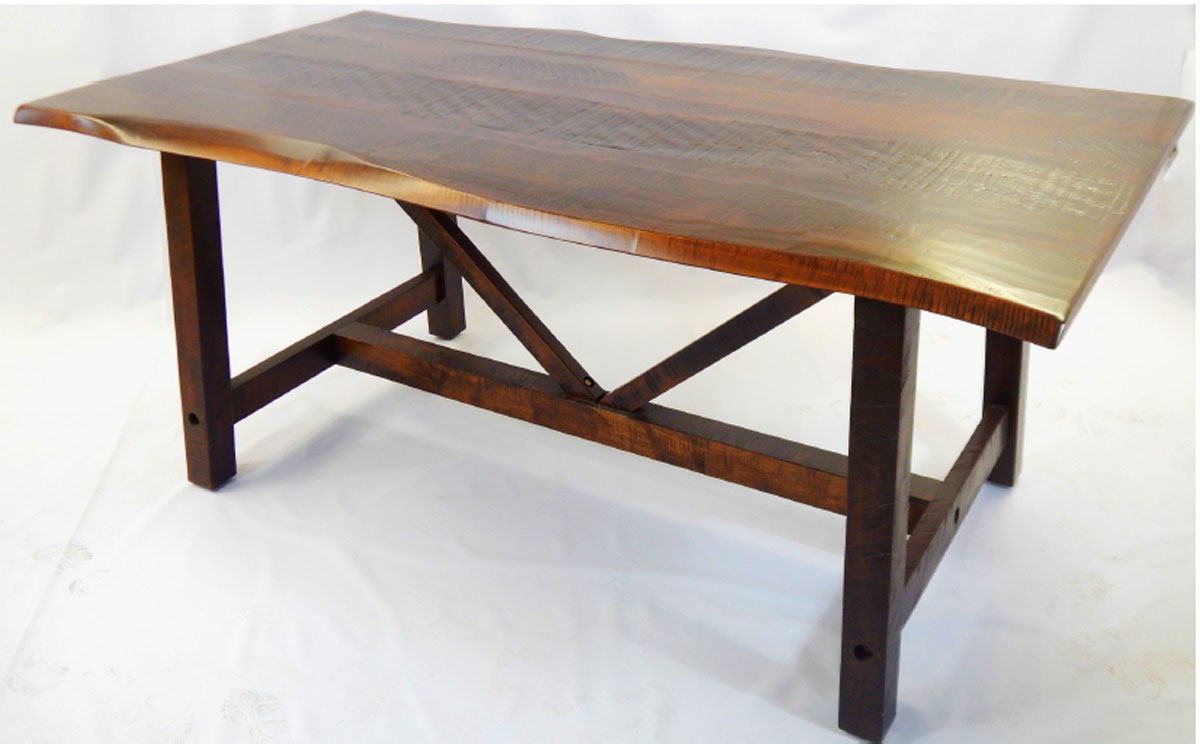 #1008 Treharn Today Live Edge Dining Table