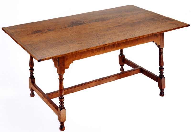 New England Stretcher Base Table