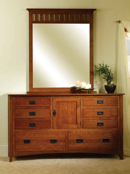 Mission Antique Dresser Ohio Hardwood Furniture