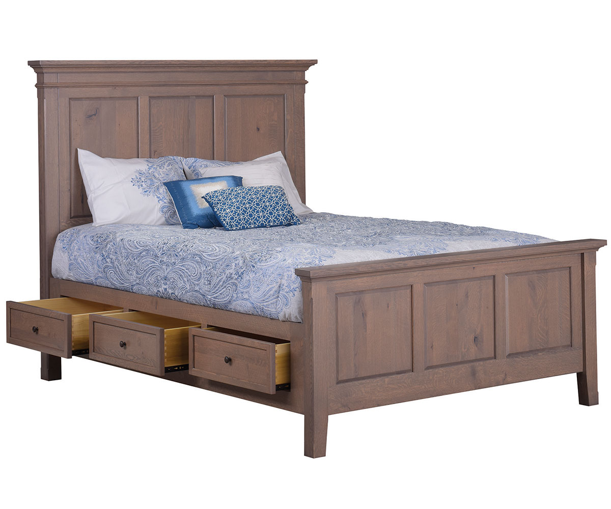 Rockport Bed with Side Storage