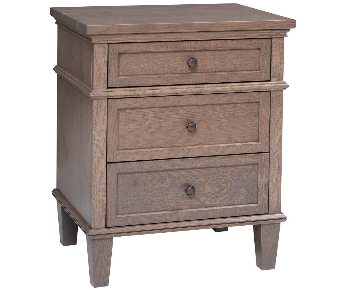 Rockport 3-Drawer Nightstand