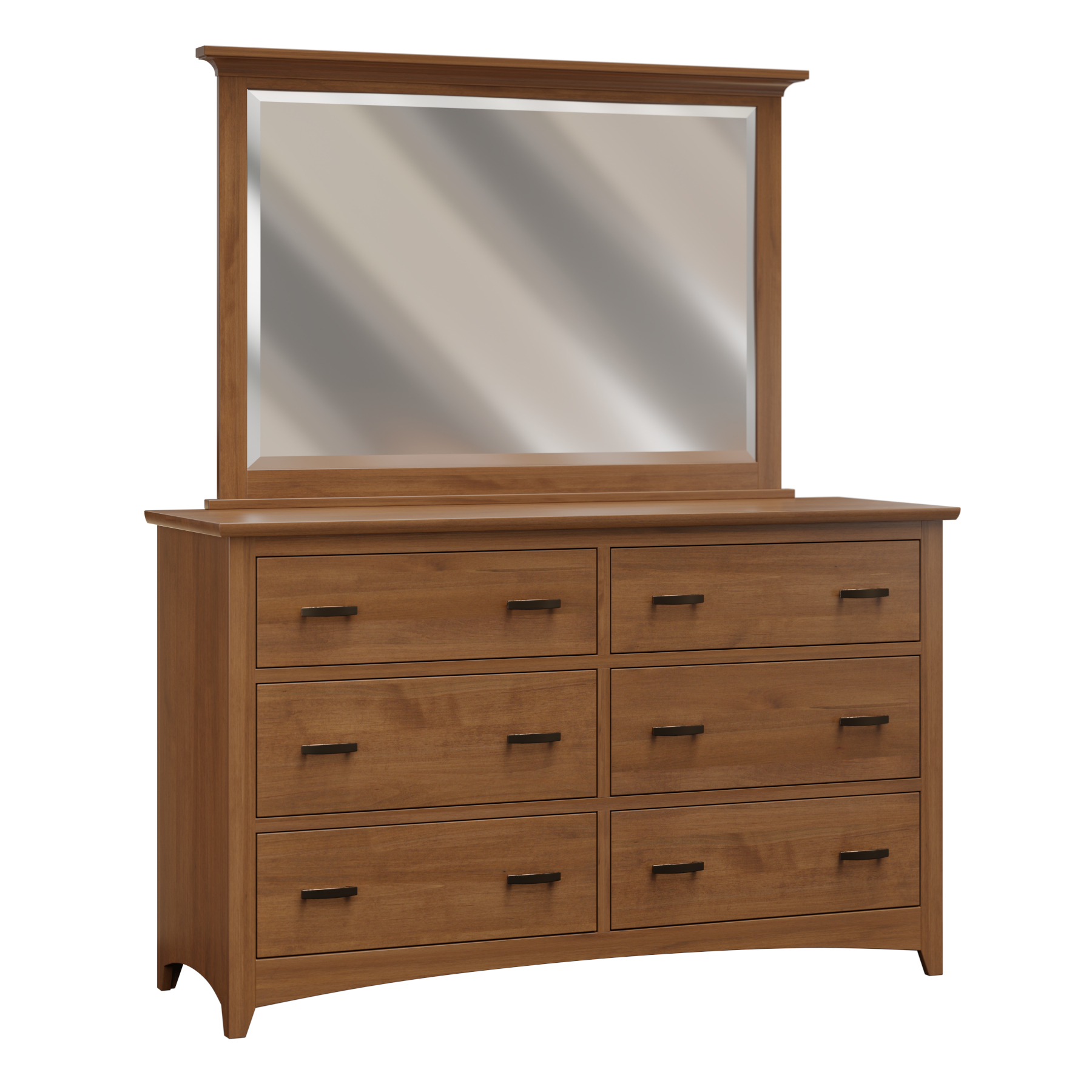 Barrington Regular Dresser & Beveled Mirror