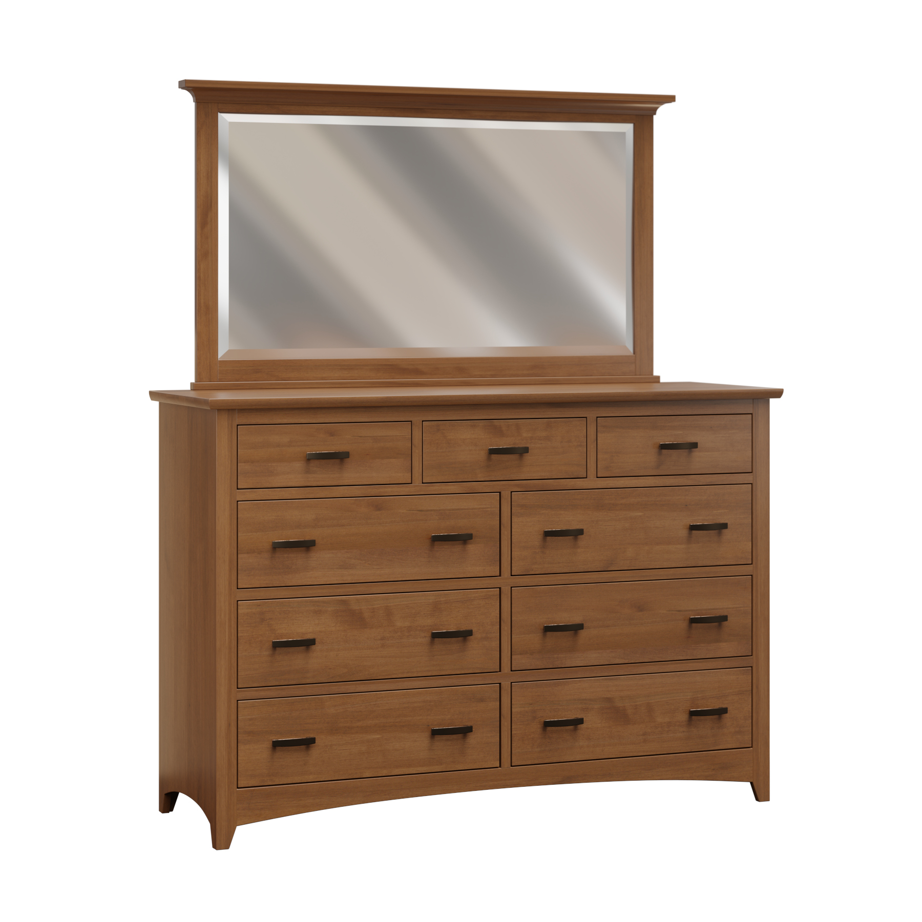 Barrington Tall Dresser & Beveled Mirror