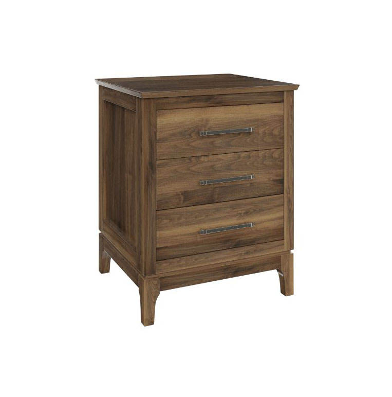 Boulder Creek 3 Drawer Nightstand