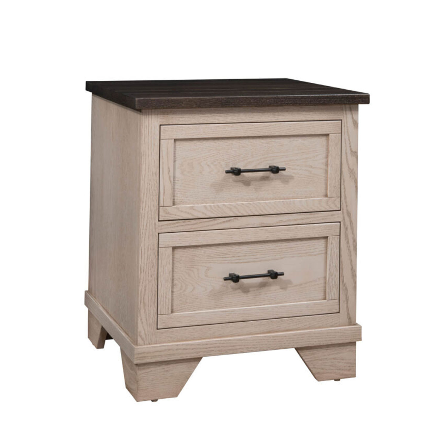 Easy Times 2 Drawer Wide Nightstand