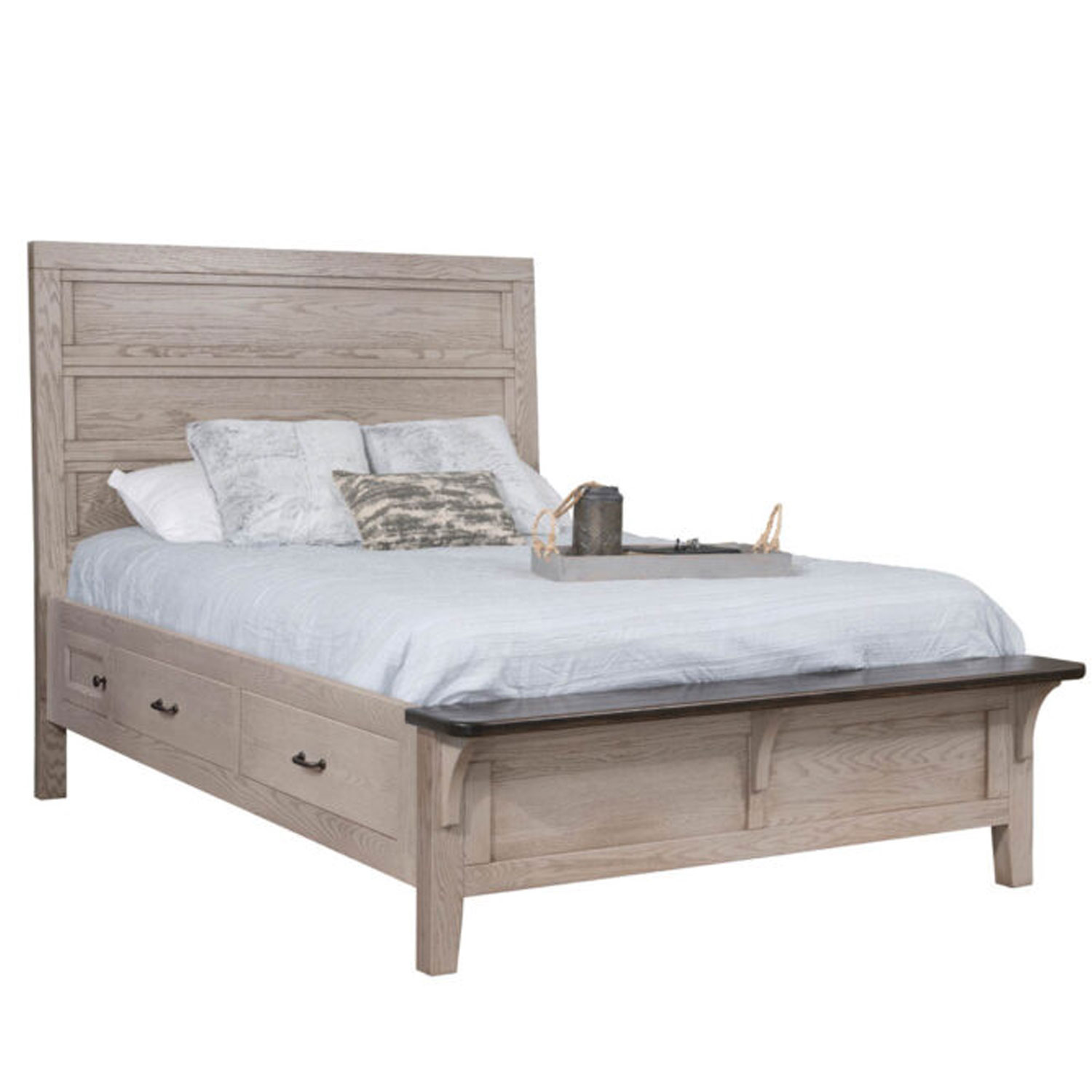 Easy Times Panel Bed with Side Rail Storage