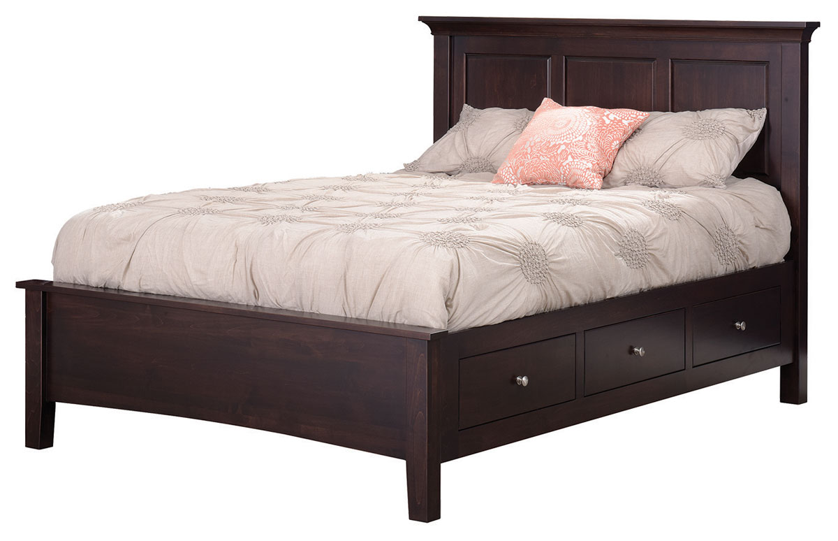 Ellington Bed with Storage Drawers