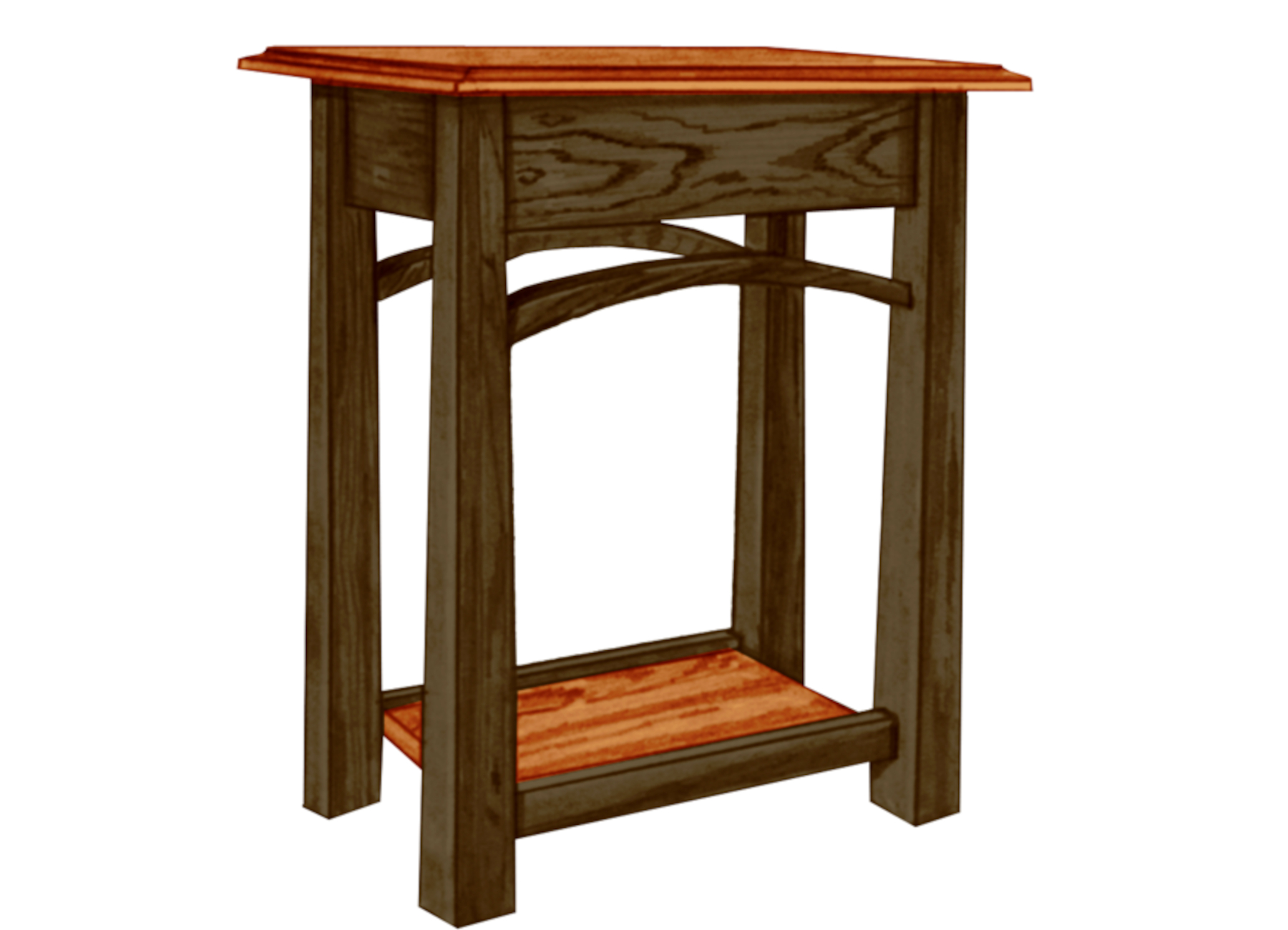 Madison Bow Small End Table