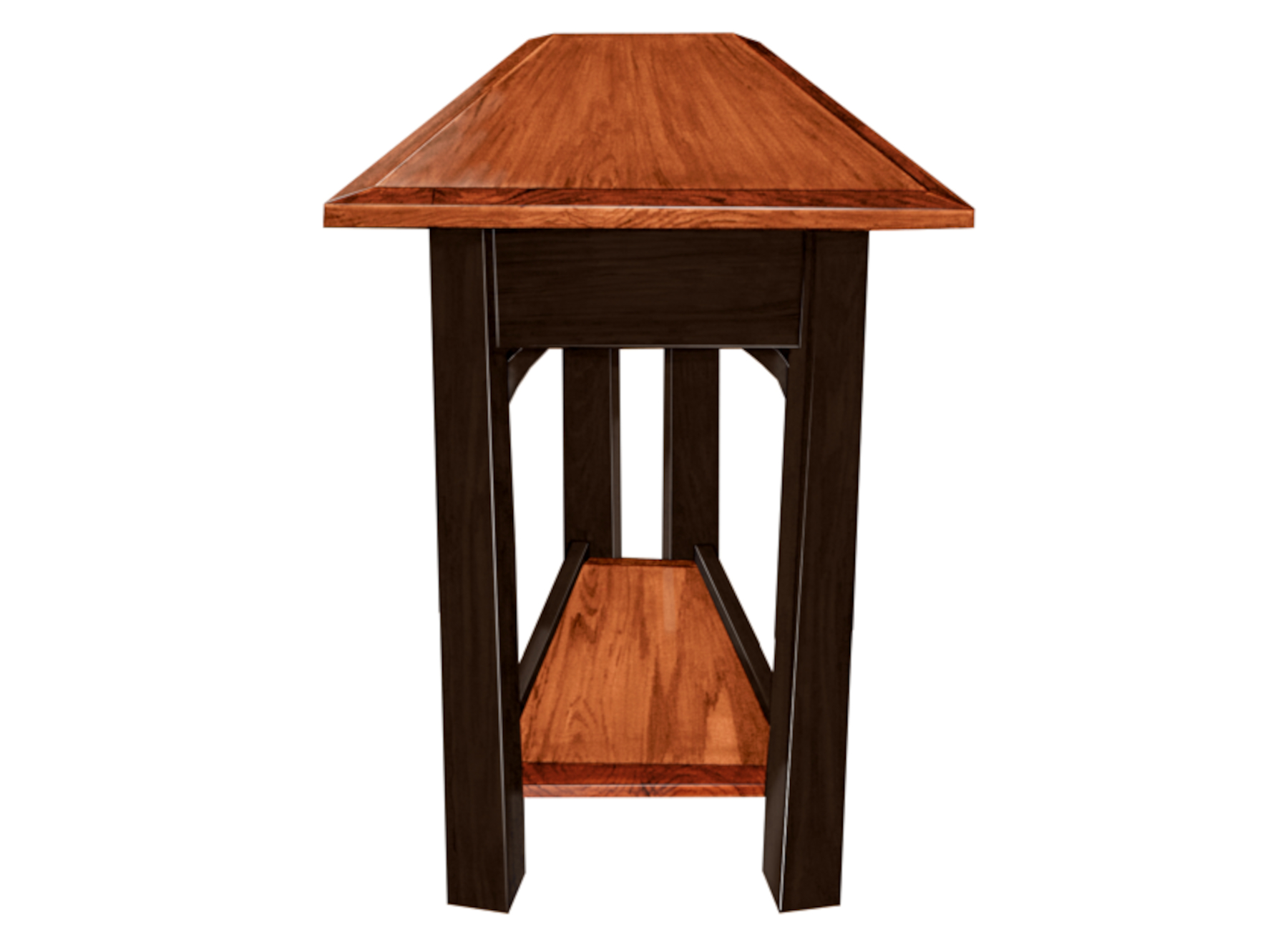 Madison Bow Small Wedge End Table