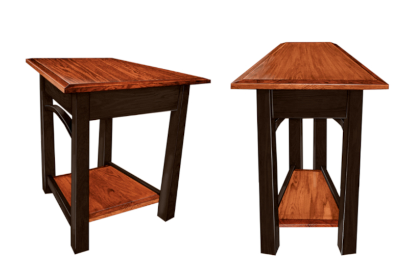 Madison Bow Wedge End Tables