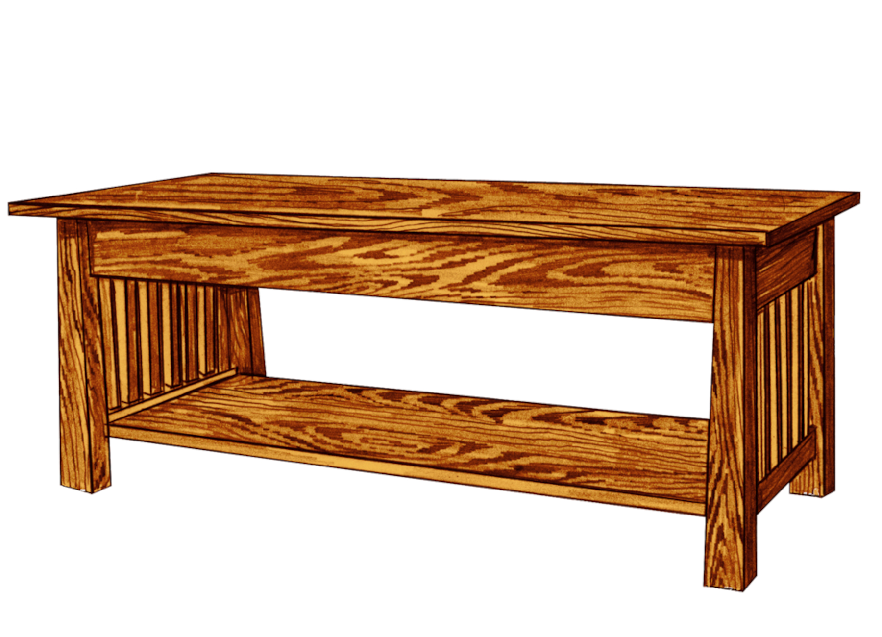Madison Mission Coffee Table