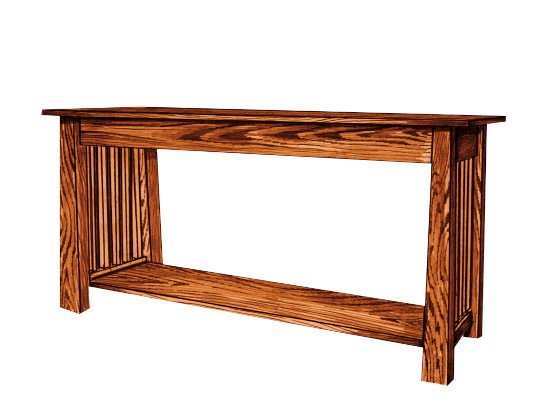 Madison Mission Sofa Table