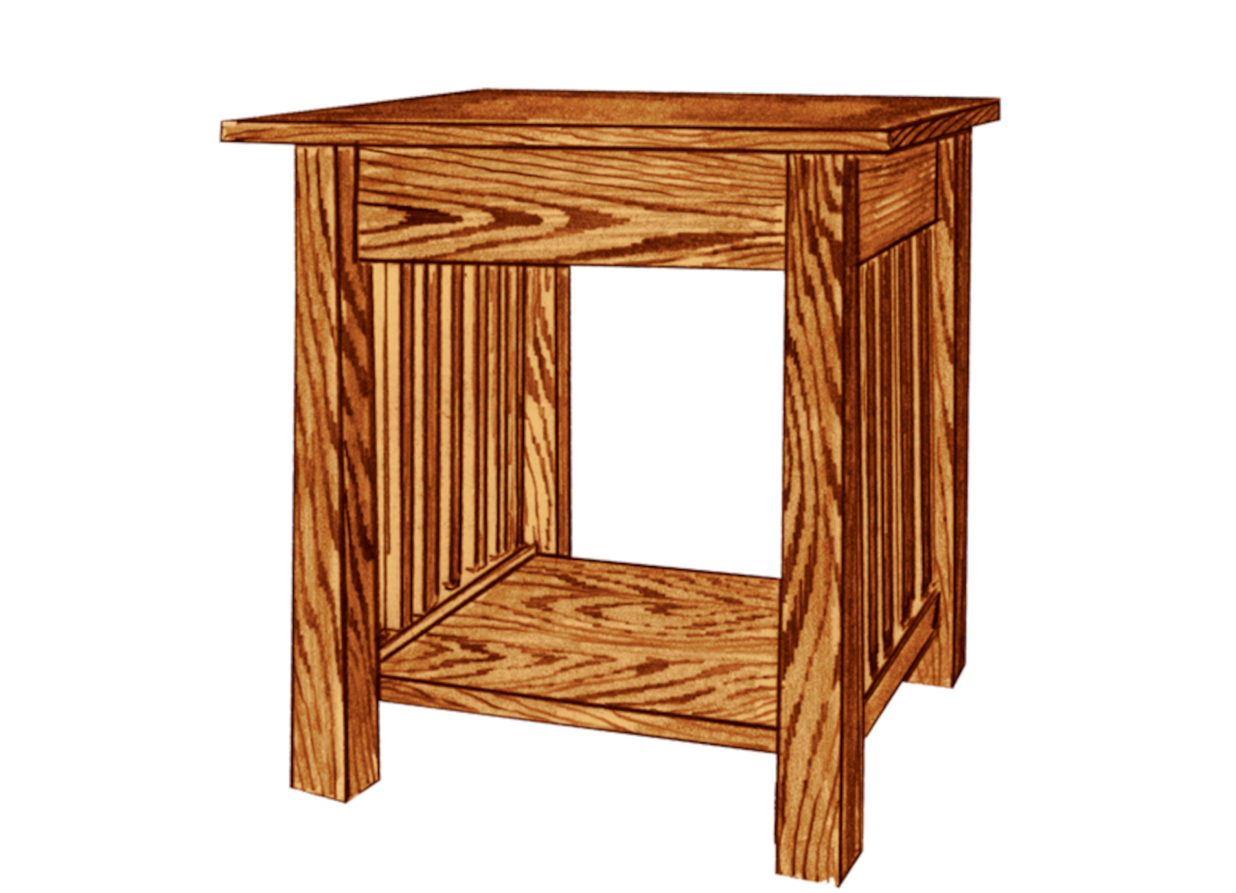 Madison Mission End Table