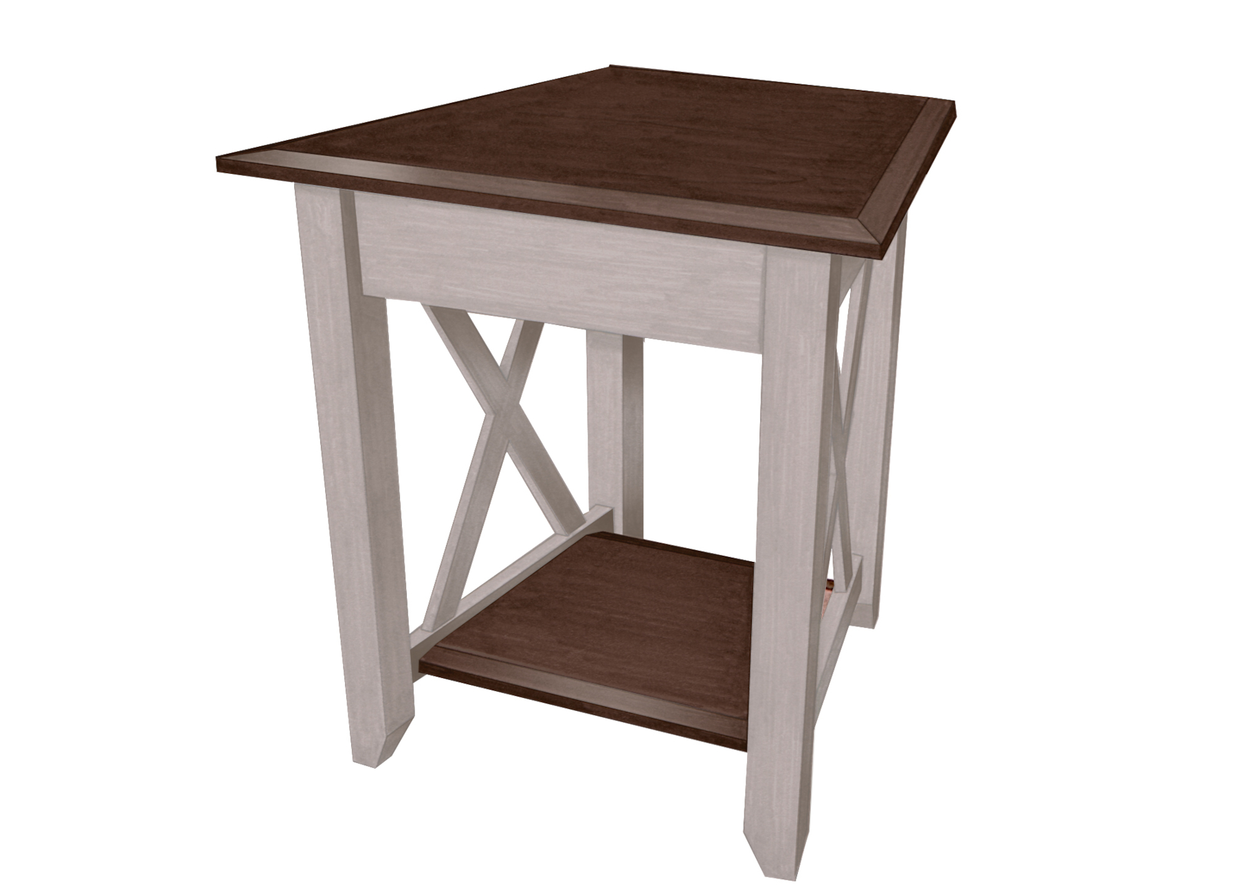Portland Large Wedge End Table