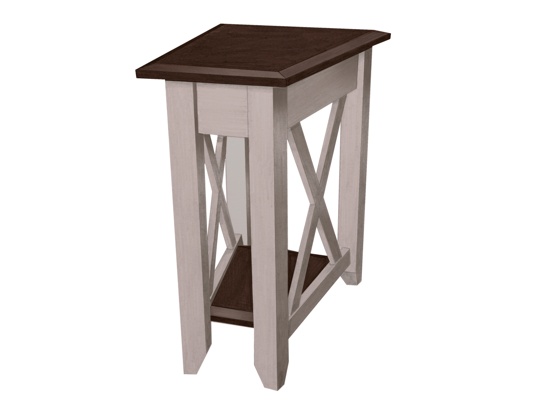 Portland Small Wedge End Table