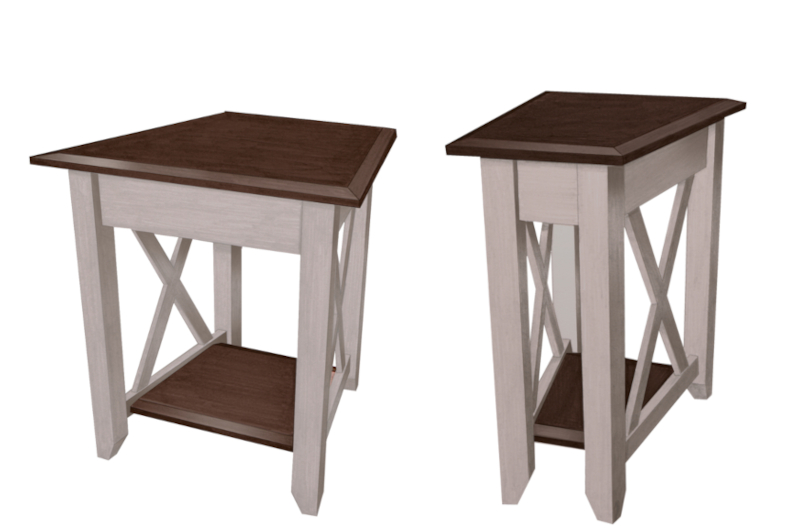 Portland Wedge End Tables