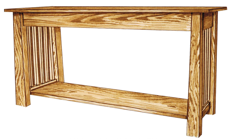 Madison Mission Sofa Table