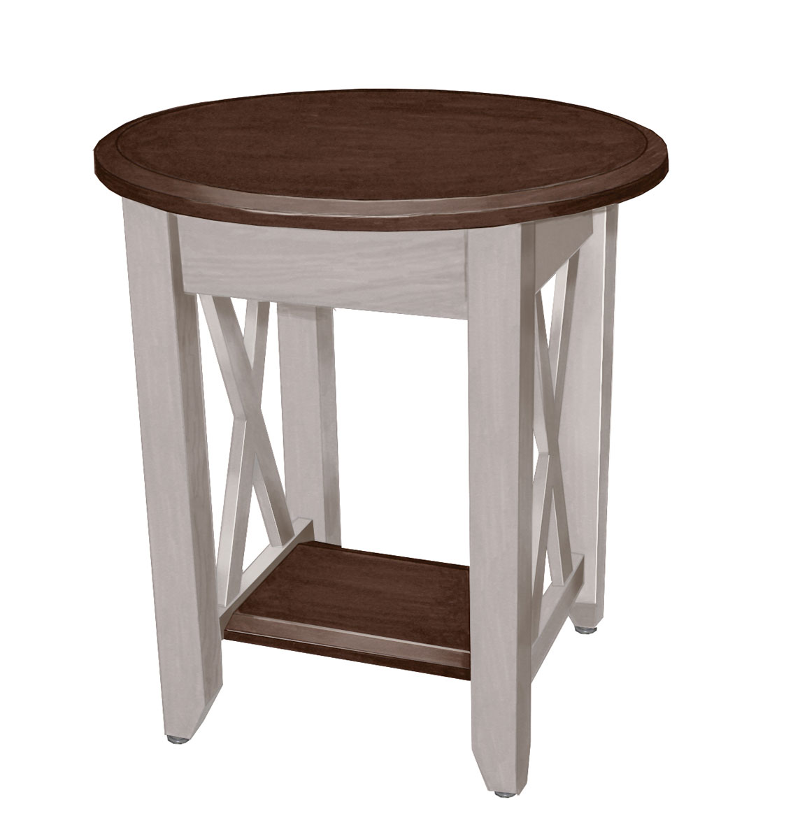 Portland Round End Table