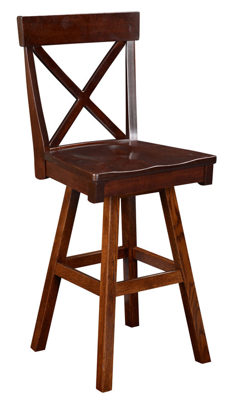 Single X Swivel Bar Stools