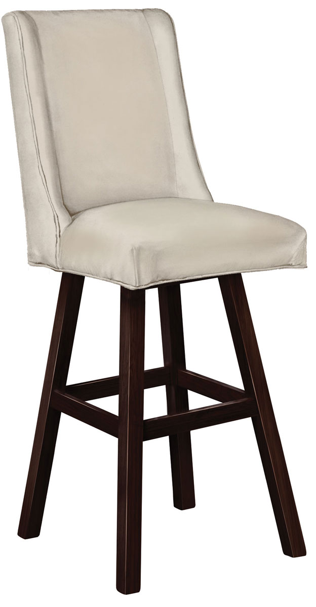 Stella Fabric 30 inch Swivel Bar Chair