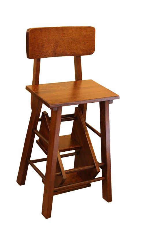 Folding Step stool with Back