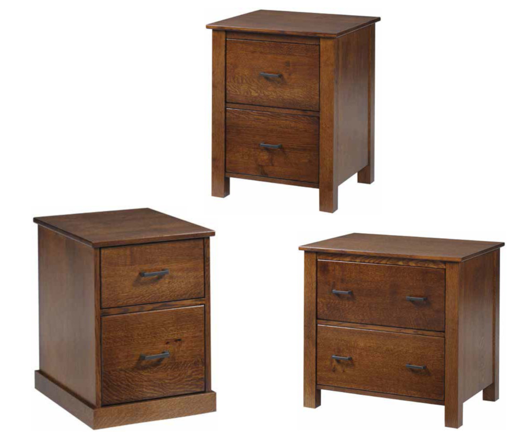 Clark Mission Modular File Cabinets