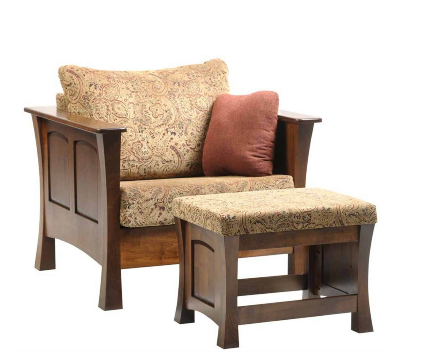 Woodbury Chair & Ottoman
