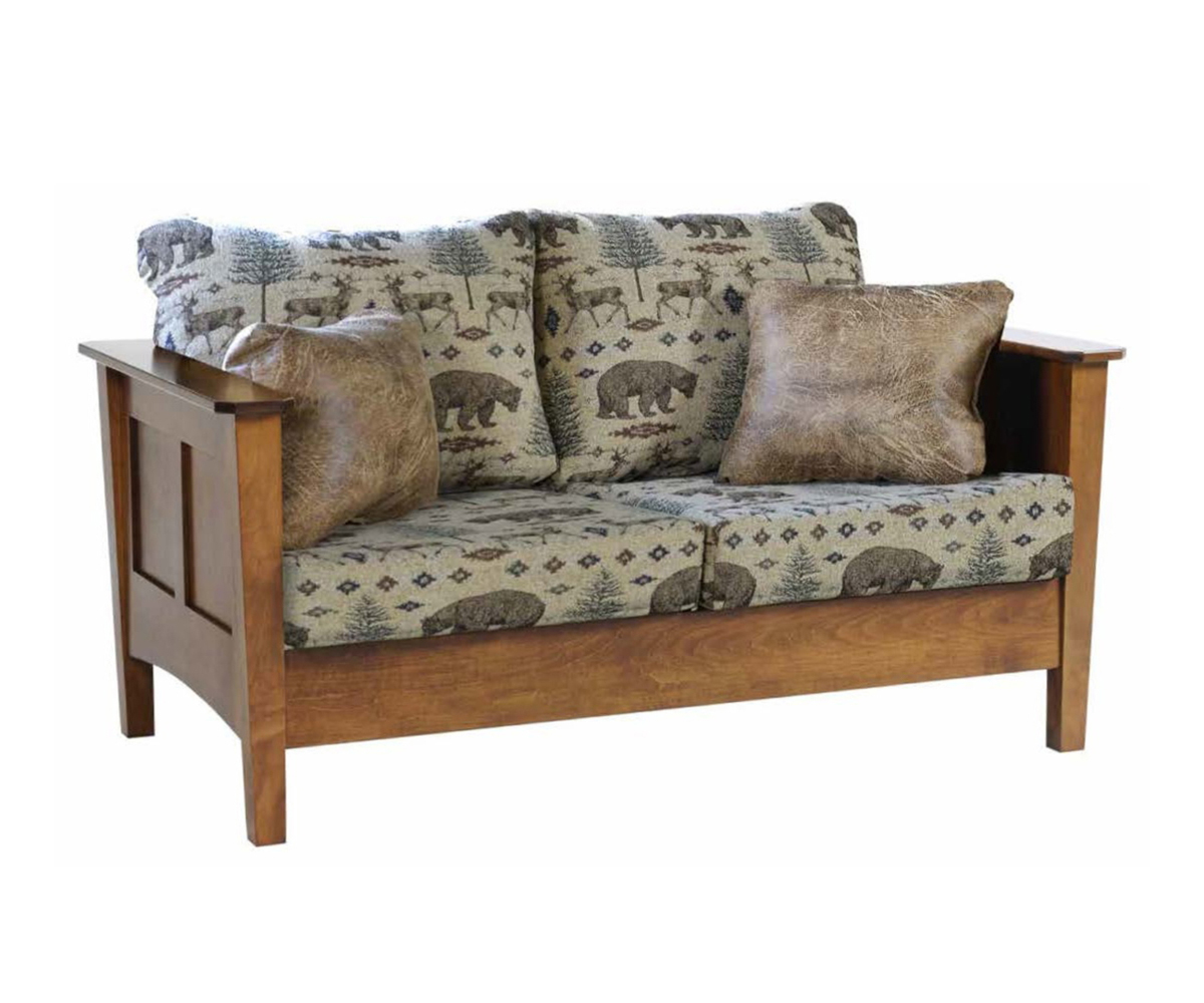 Woodland Shaker Loveseat in Fabric