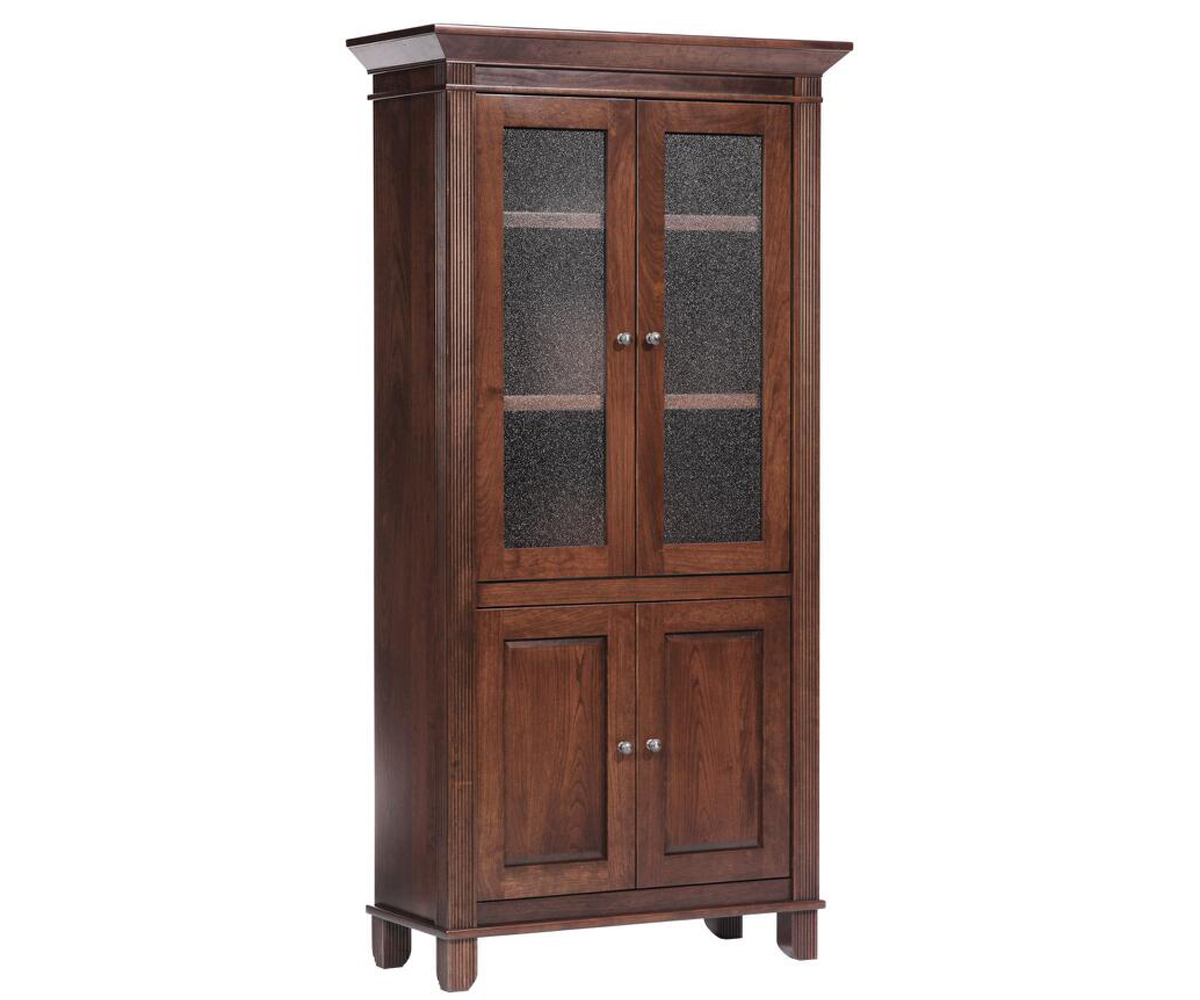 Arlington Bookcase with Optional Top and Bottom Doors
