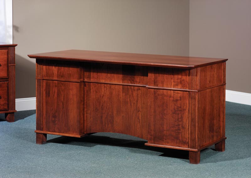 Back of the 60" Arlington Executive Desk