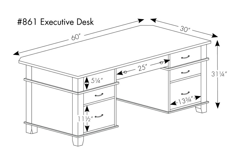 Desk Sizes DeskIdeas