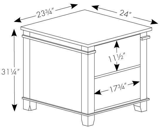 File Cabinet Dimensions