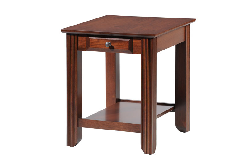 Arlington End Table with Drawer and Shelf