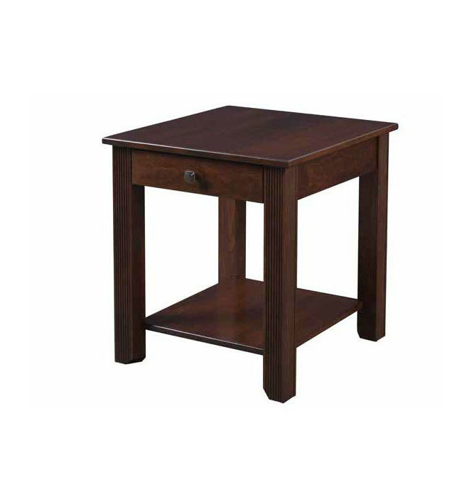 Arlington End Table with Drawer and Shelf