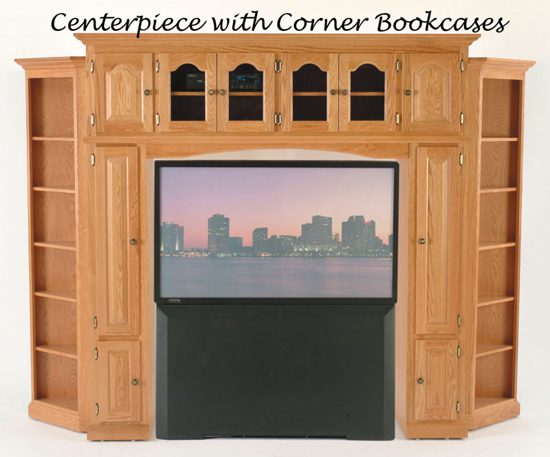Modular Entertainment Center Ohio Hardword Upholstered Furniture Center With Corner Bookcases