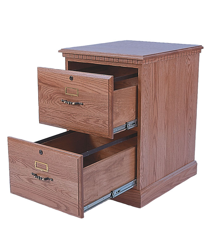 Heirwood 2 Drawer File in Solid Hardwood Ohio Hardwood Furniture