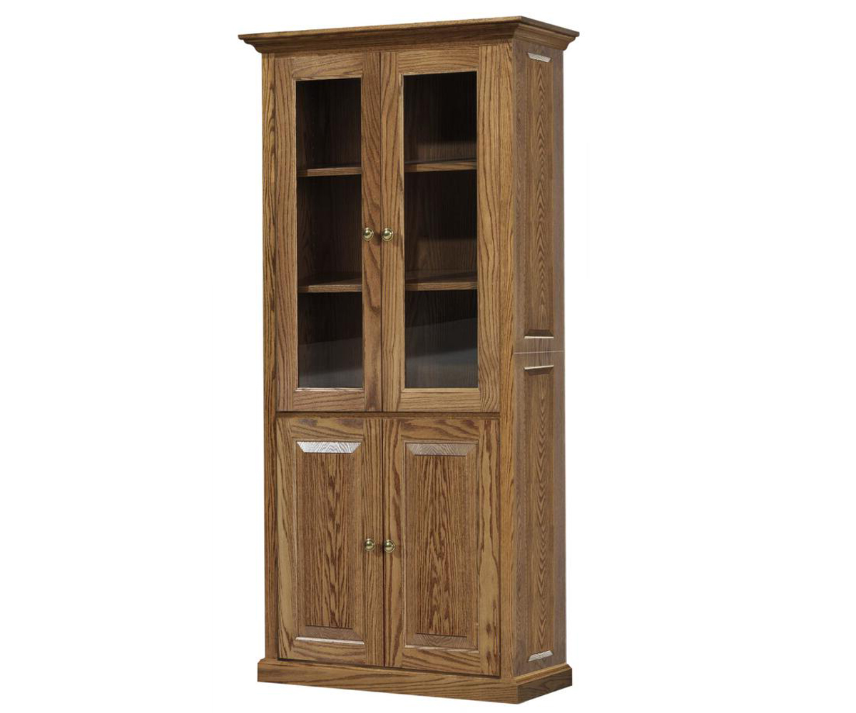 Highland Bookcase with Optional Top and Bottom Doors