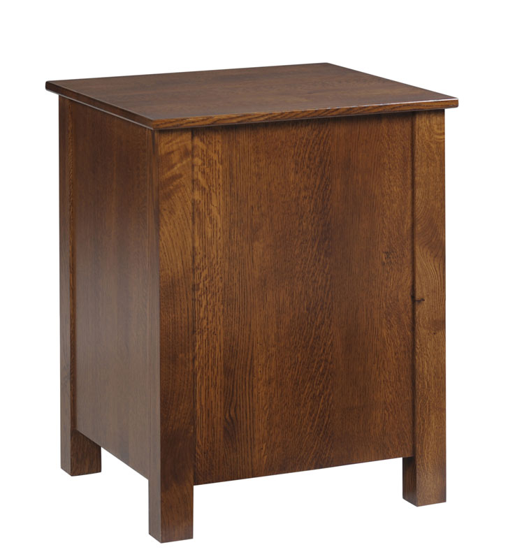 Clark Mission Modular 2-Drawer File Cabinet Back