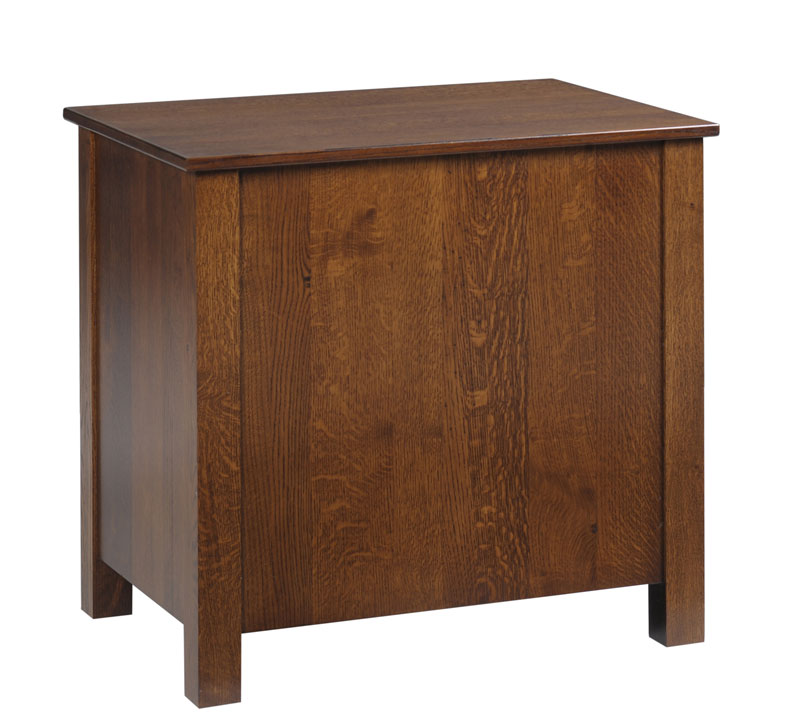 Clark Mission Modular 2-Drawer Lateral File Cabinet Back