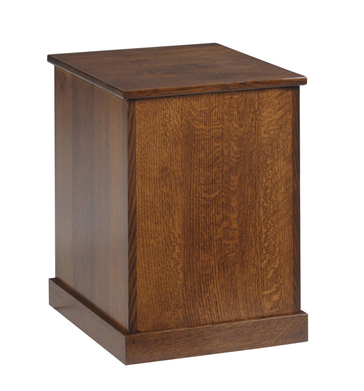 Clark Mission Modular Rolling File Cabinet Back